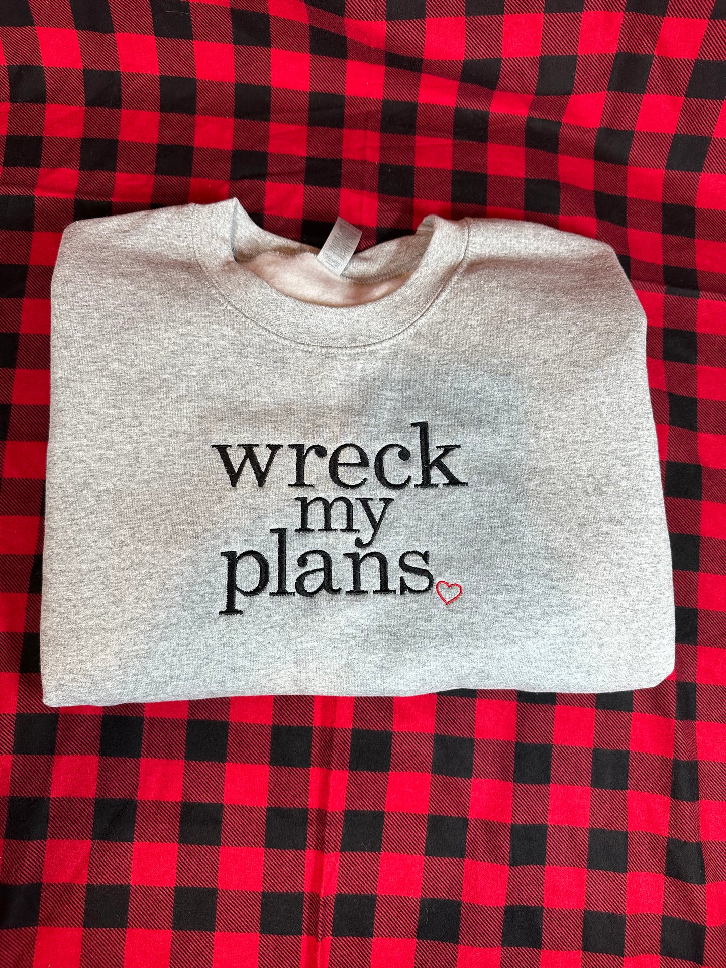 Take my Hand - Wreck my Plans Embroidered Crewneck