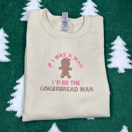 Christmas Era | The Gingerbread Man  - Christmas Embroidered Sweatshirt