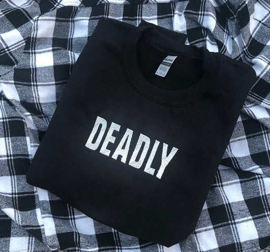 Deadly Snake Embroidered Sweatshirt