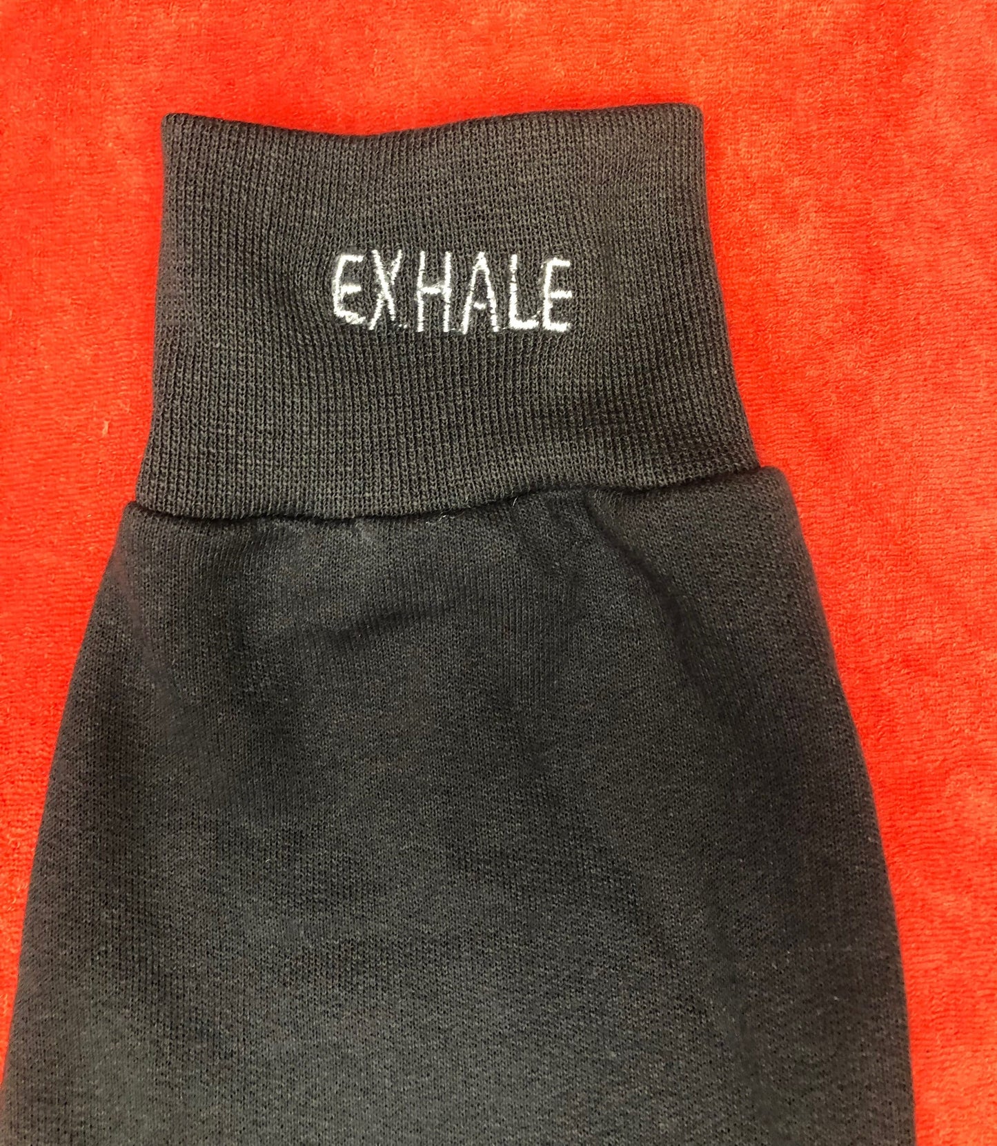 Breathe embroidered sweatshirt | Anxiety Crewneck | Mental Health sweatshirt | reminders on sleeve, inhale, exhale